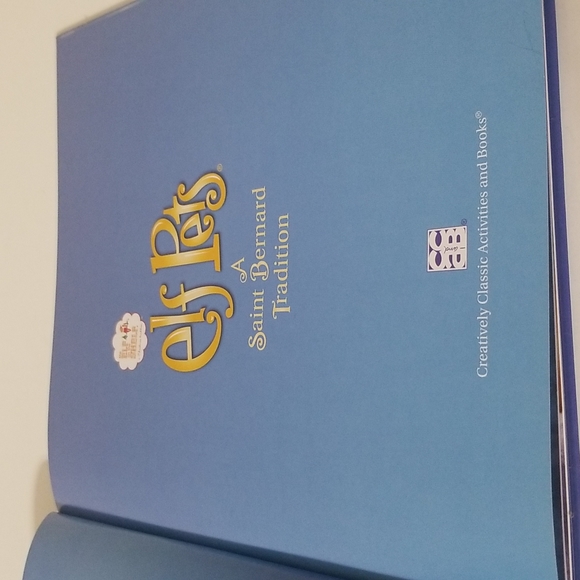 Elf Pets A St. Bernard Tradition Elf on the Shelf Book - Picture 6 of 13